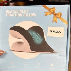 Heated Neck Traction Pillow usb never used